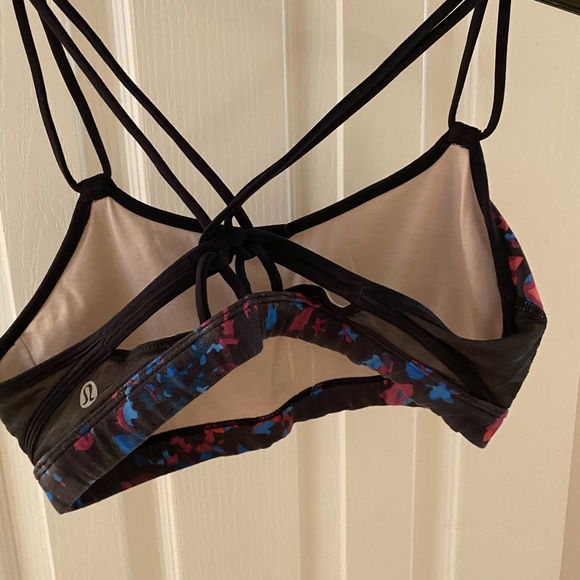 Lululemon make a move bra Dandy Digie Multi/blk 6 - Picture 3 of 3